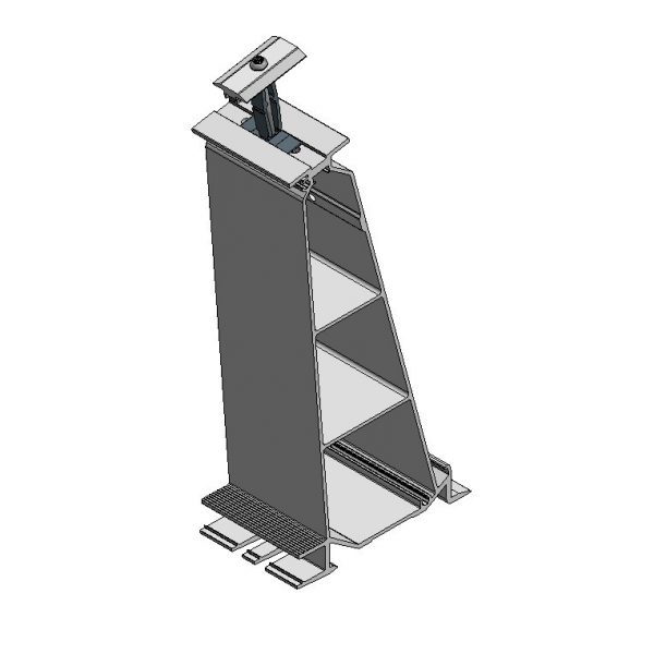 Van der Valk Producten bij Solartoday - Fotovoltage - verbindings- en bevestigingselementen - Alu achter voet ValkPro+ P10° midden