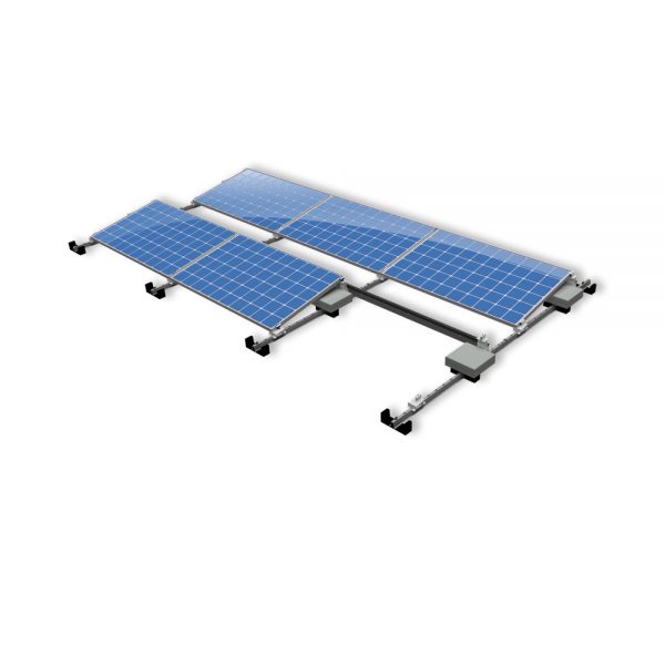 Van der Valk Producten bij Solartoday - Fotovoltage - verbindings- en bevestigingselementen - Alu achter voet ValkPro+ L10° midden