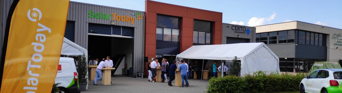 Officiële opening & Mini Beurs voor installateurs bij SolarToday Roosendaal Officiële opening & Mini Beurs voor installateurs bij SolarToday Roosendaal